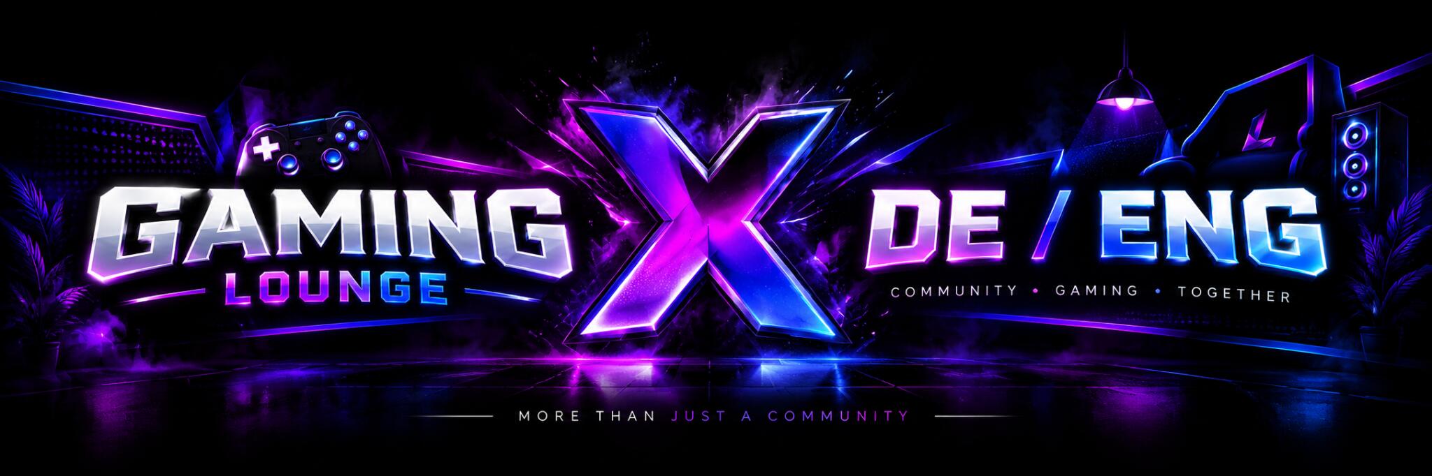 Discovery splash banner for Gaming Lounge DE/ENG x Lüneberg Hosting Discord server