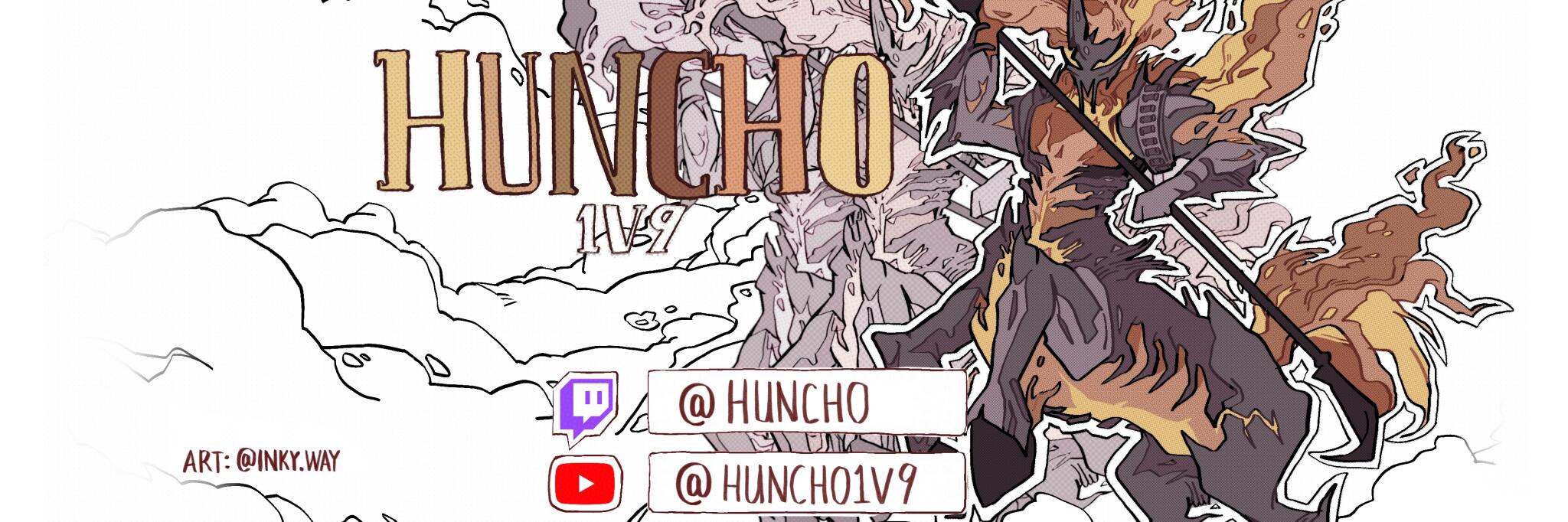 Discovery splash banner for Huncho Coaching Discord server