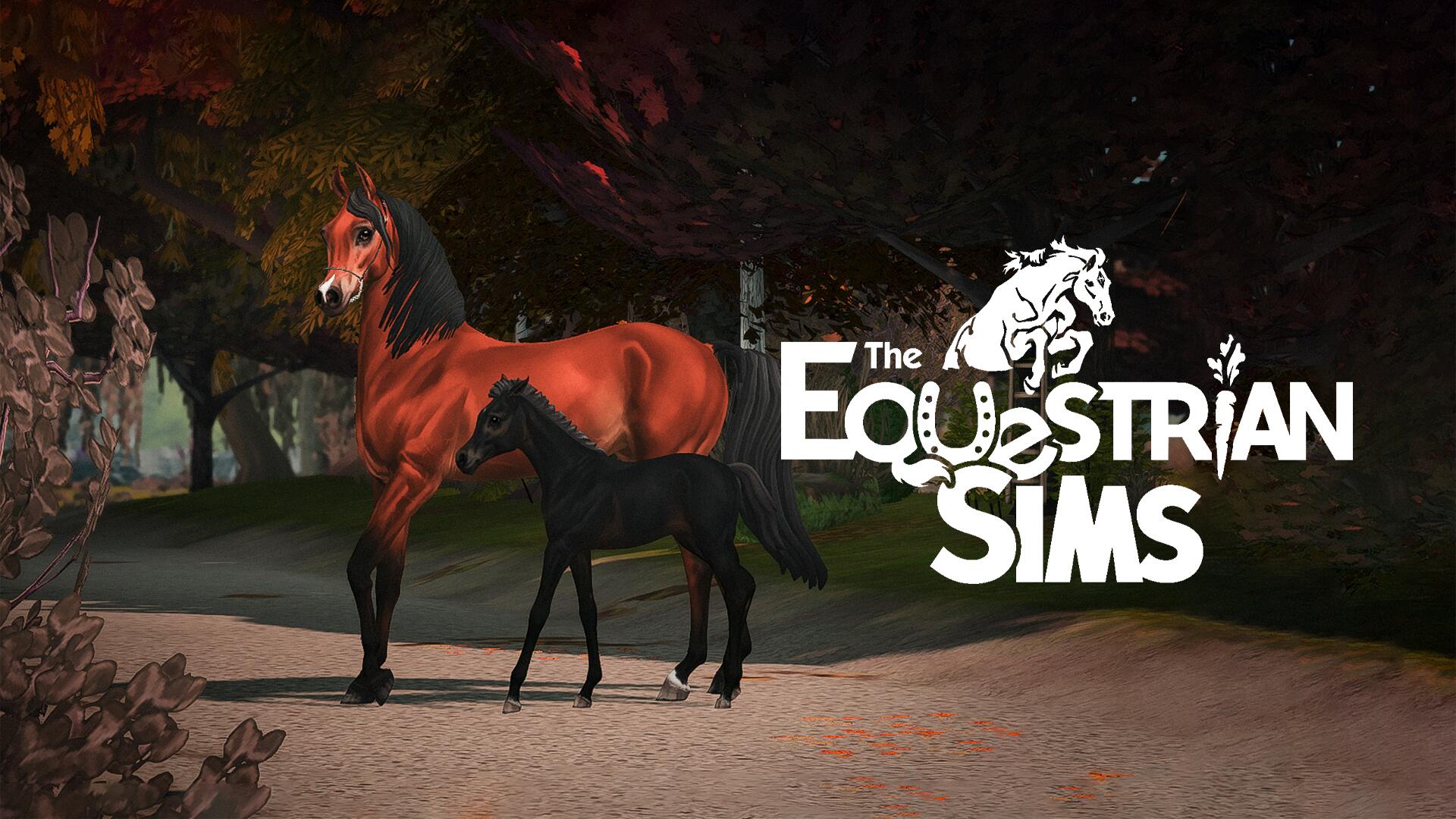 Discovery splash banner for The Equestrian Sims Discord server