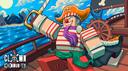 Discovery splash banner for Blox Fruits Brasil | Clown #100K Discord server
