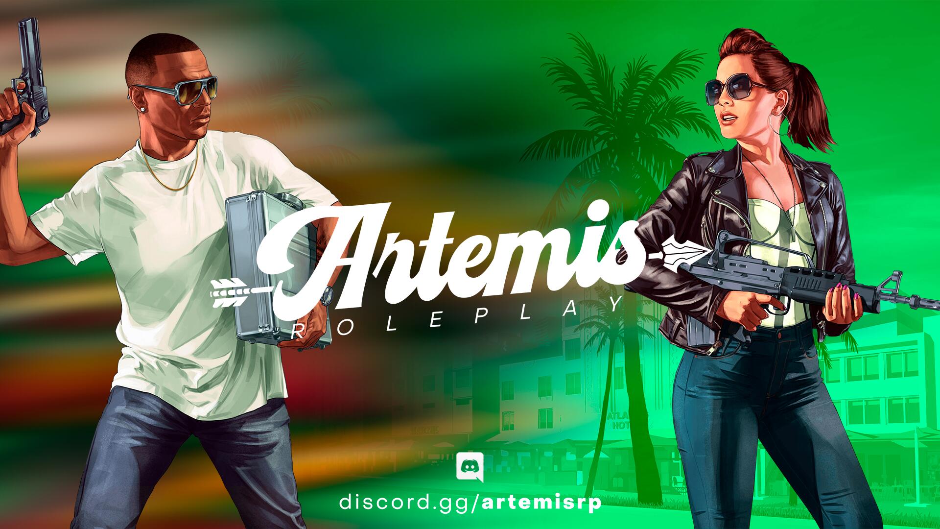 Discovery splash banner for IN VENDITA | ARTEMIS ROLEPLAY 💶💶💶💶💶💶 Discord server