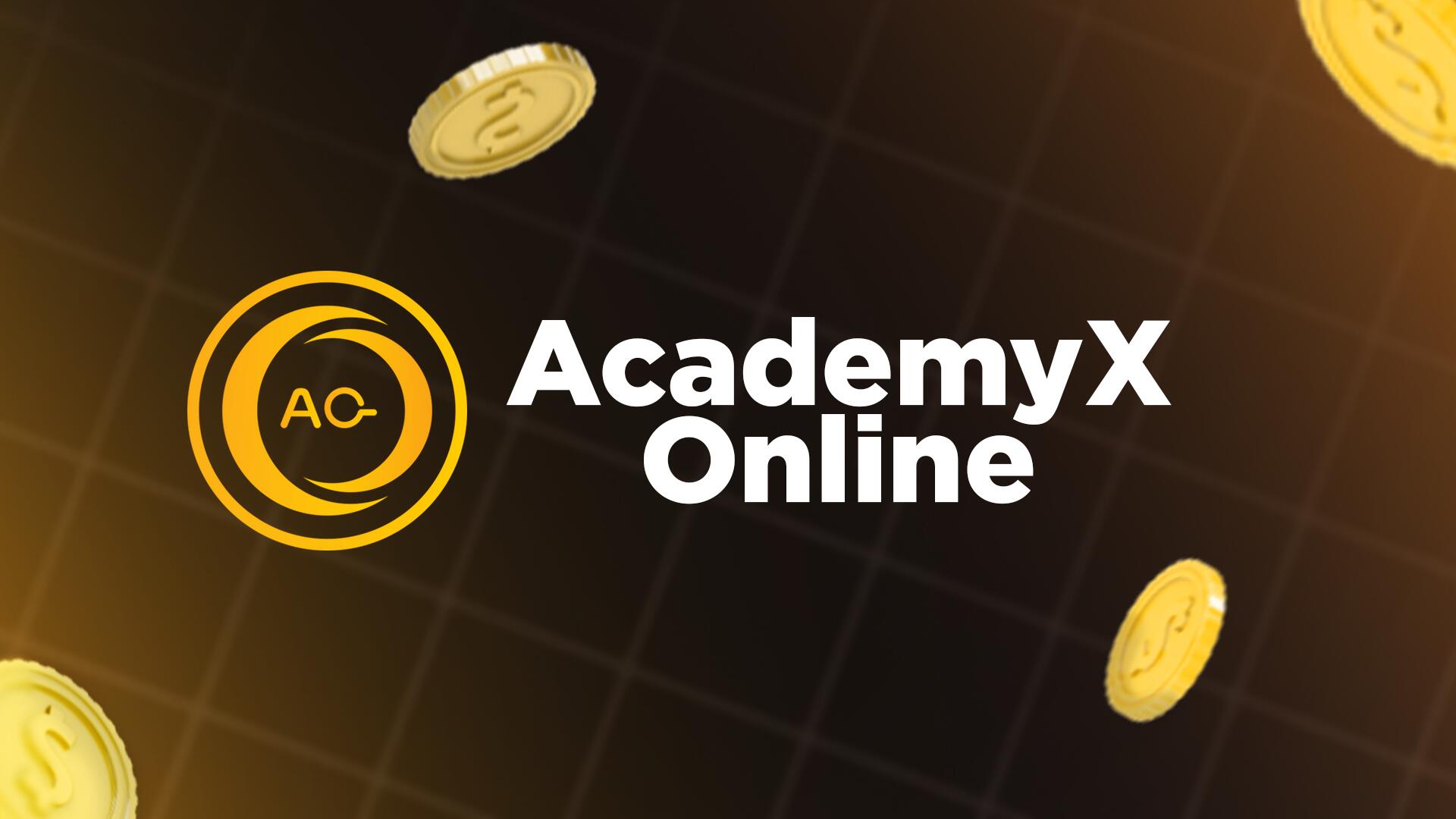 Discovery splash banner for AcademyX Online Discord server