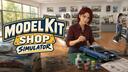 Discovery splash banner for Model Kit Shop Simulator Discord server