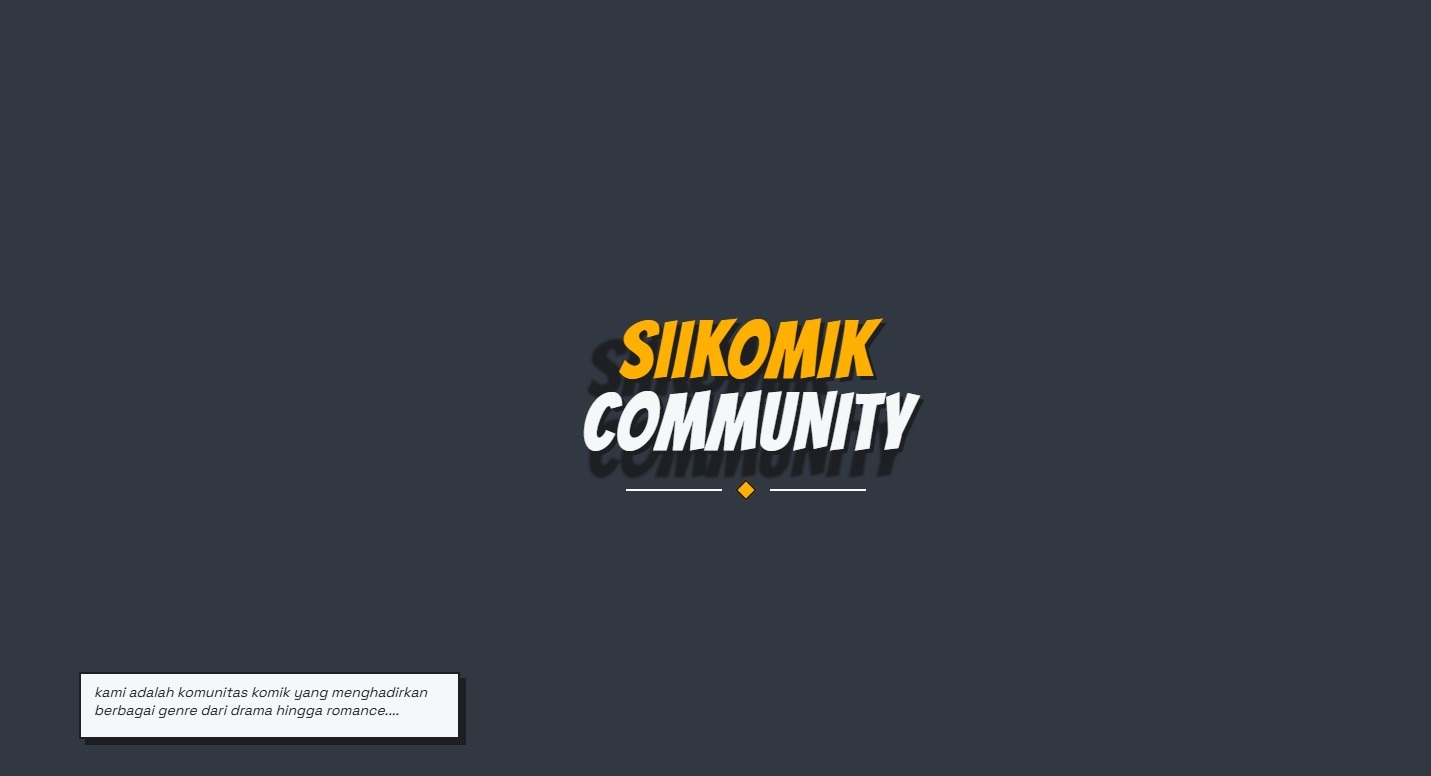 Discovery splash banner for Siikomik Community Discord server
