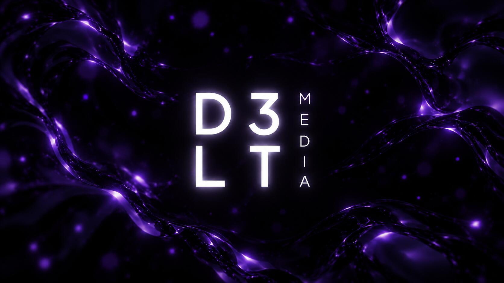 Discovery splash banner for D3LTA MEDIA .gg/d3lta Discord server