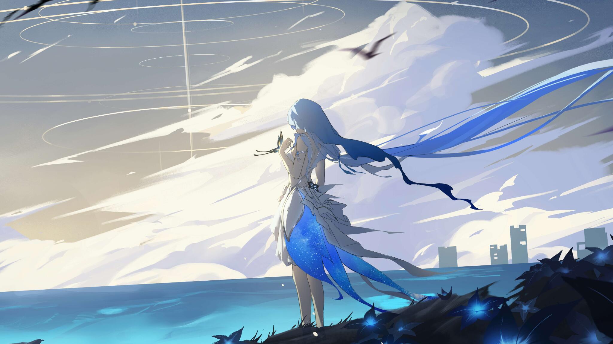 Discovery splash banner for Shorekeeper Mains ✦ Second Instance Discord server