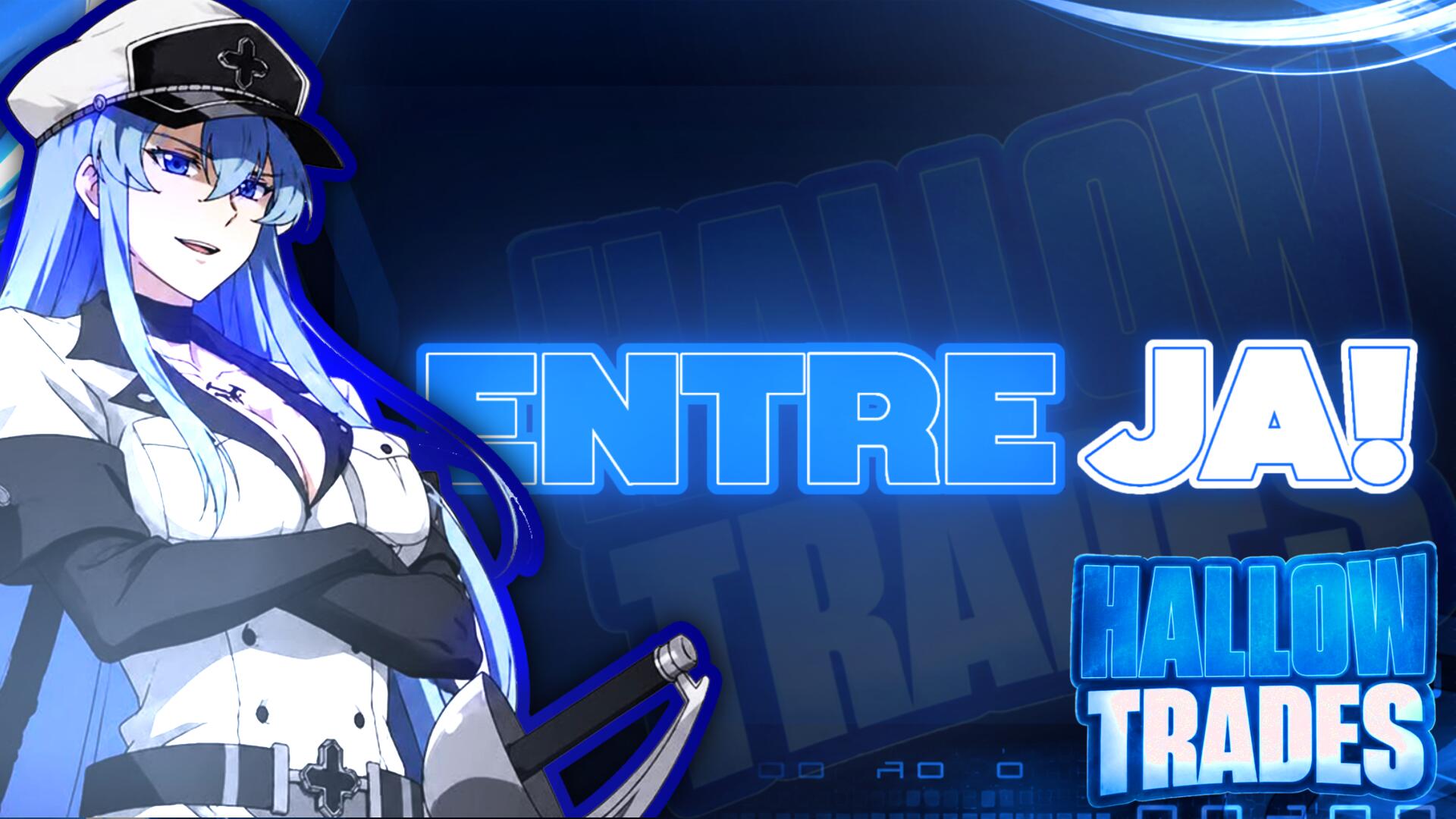 Discovery splash banner for Hallow Trades #5K Discord server