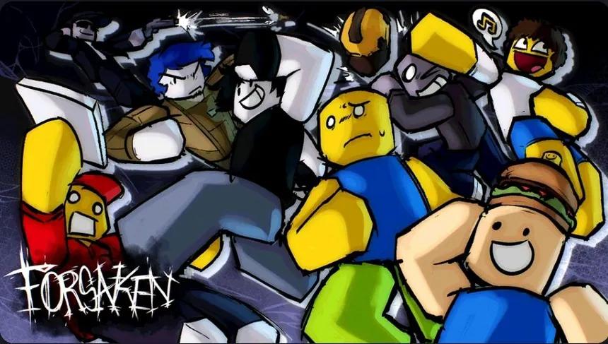 Discovery splash banner for Forsaken Community Discord server