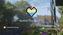 Discovery splash banner for Queerland.org | 1.21.11-26.2 & Bedrock Discord server