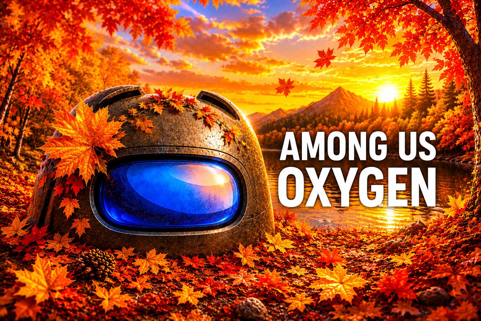 Discovery splash banner for Oxygen | Among Us Discord server