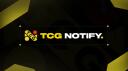 Discovery splash banner for TCG NOTIFY Discord server