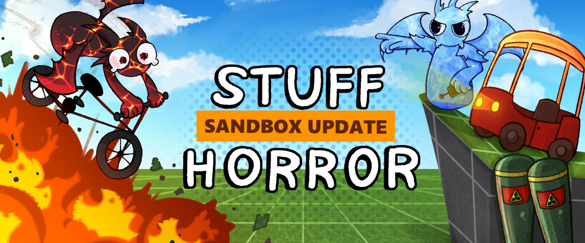Discovery splash banner for Stuff: Horror Discord server