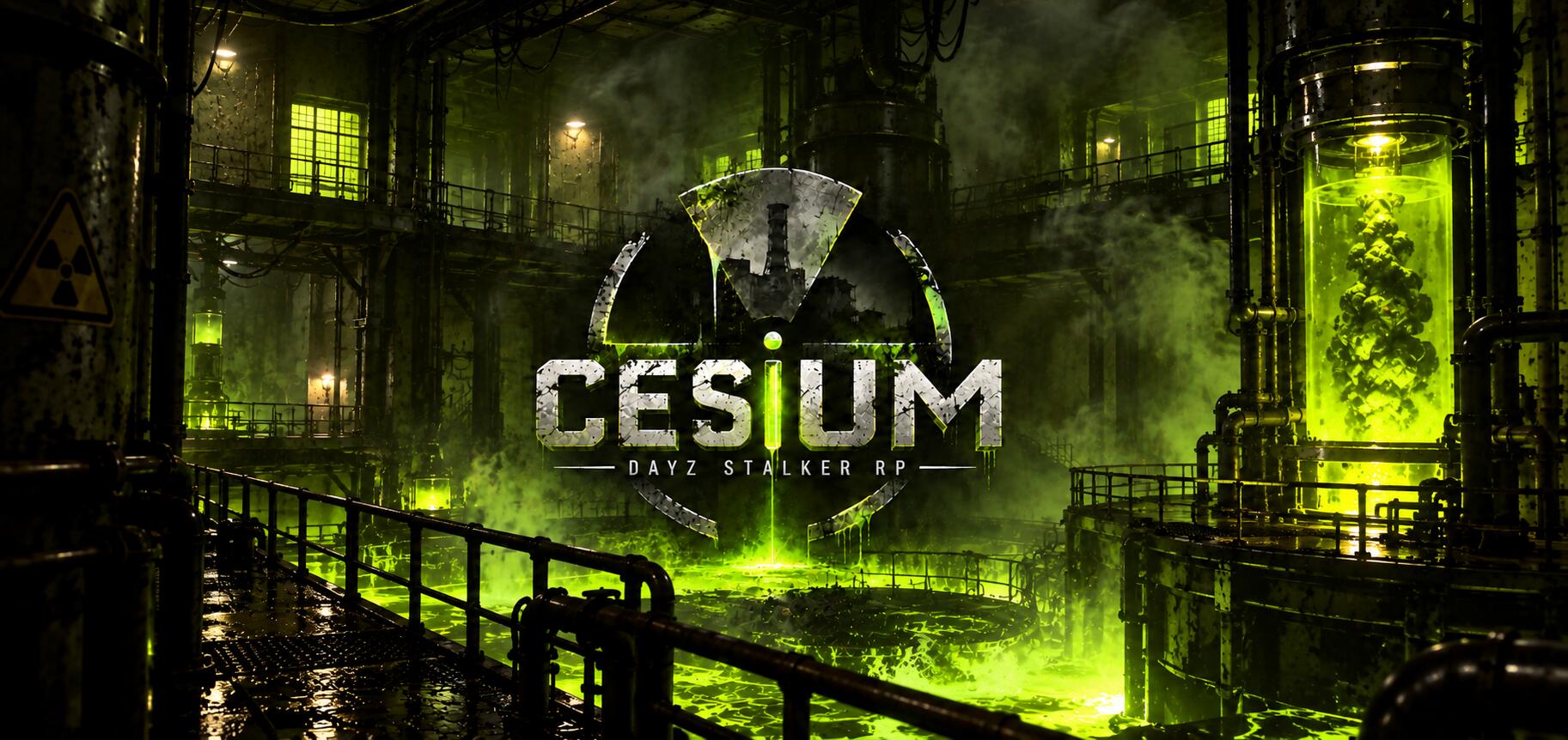Discovery splash banner for CESIUM | DayZ STALKER RP Discord server