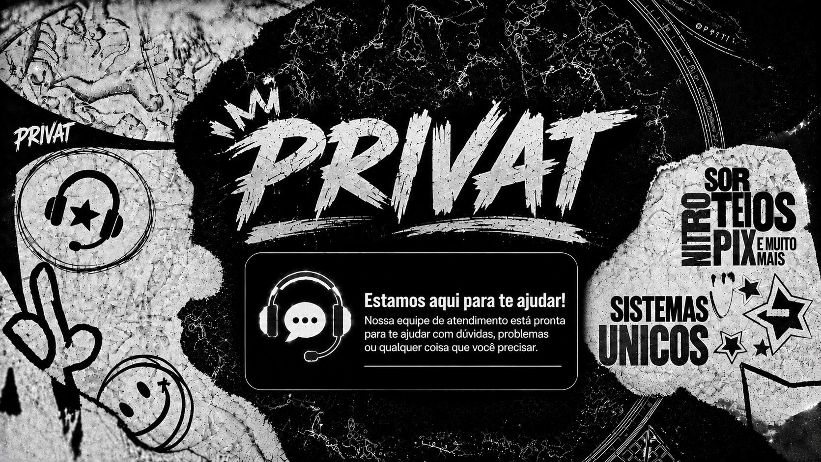 Discovery splash banner for Privat Discord server