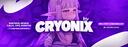 Discovery splash banner for Cryonix.gg 🦋 Animes・Chat・ Calls・Comunidade・Servidor ativo・24h・Amizades・Jogos・FiveM・Valorant Discord server