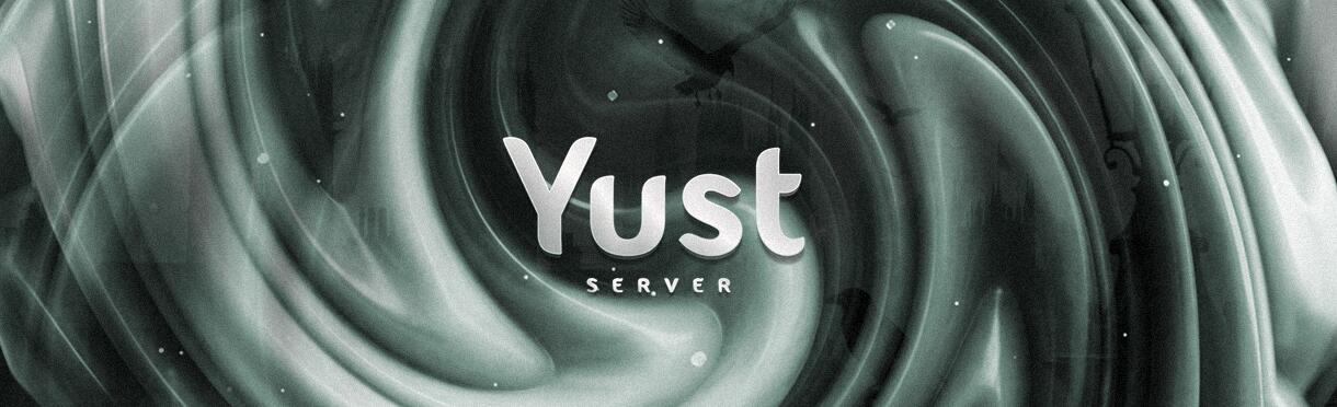 Discovery splash banner for Yust Discord server