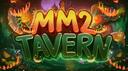 Discovery splash banner for MM2 Tavern | Middleman & Trading Discord server
