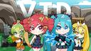 Discovery splash banner for Vocaloid Tower Defense Discord server