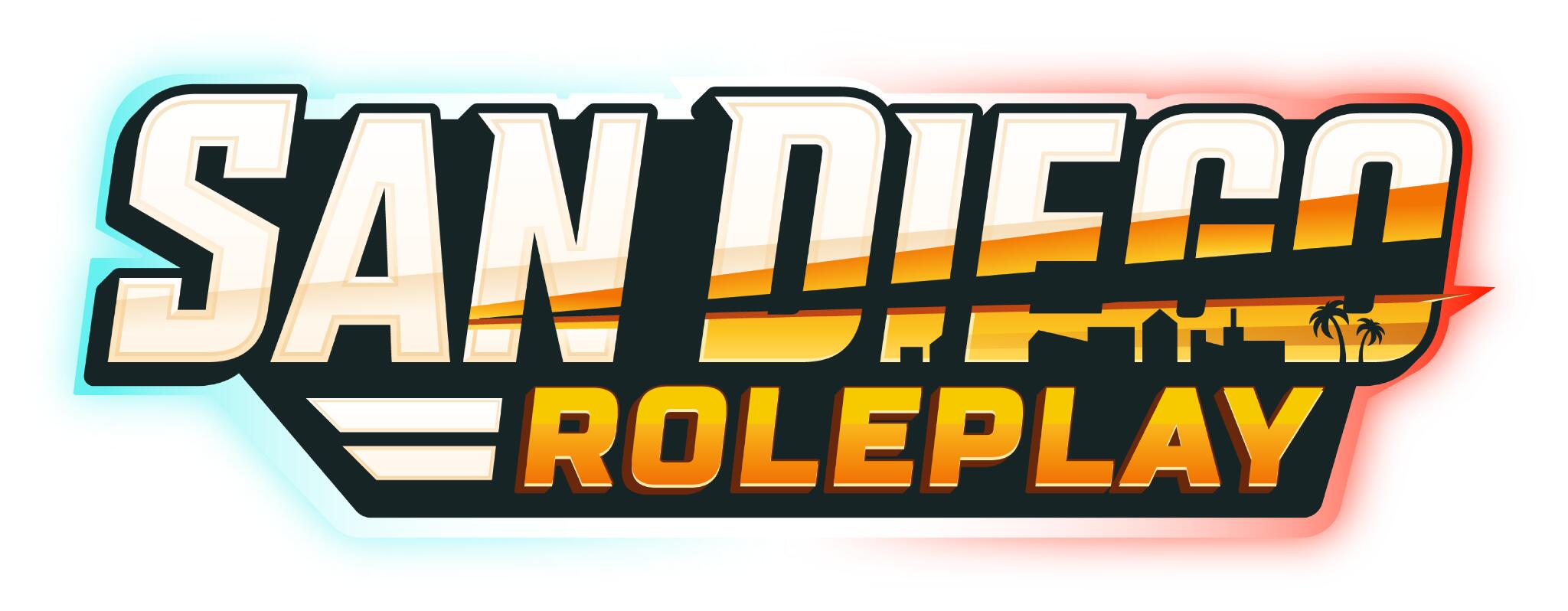 Discovery splash banner for San Diego Roleplay Discord server