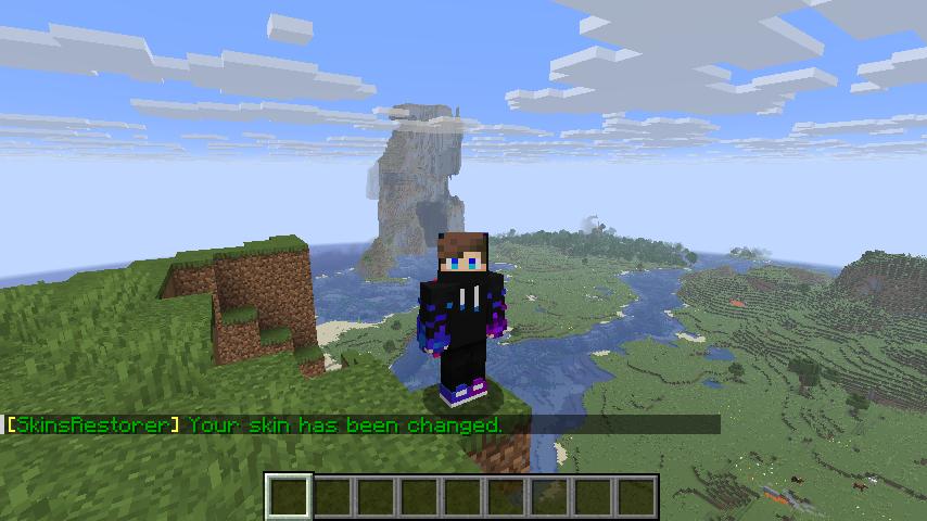 Discovery splash banner for SkinsRestorer Discord server