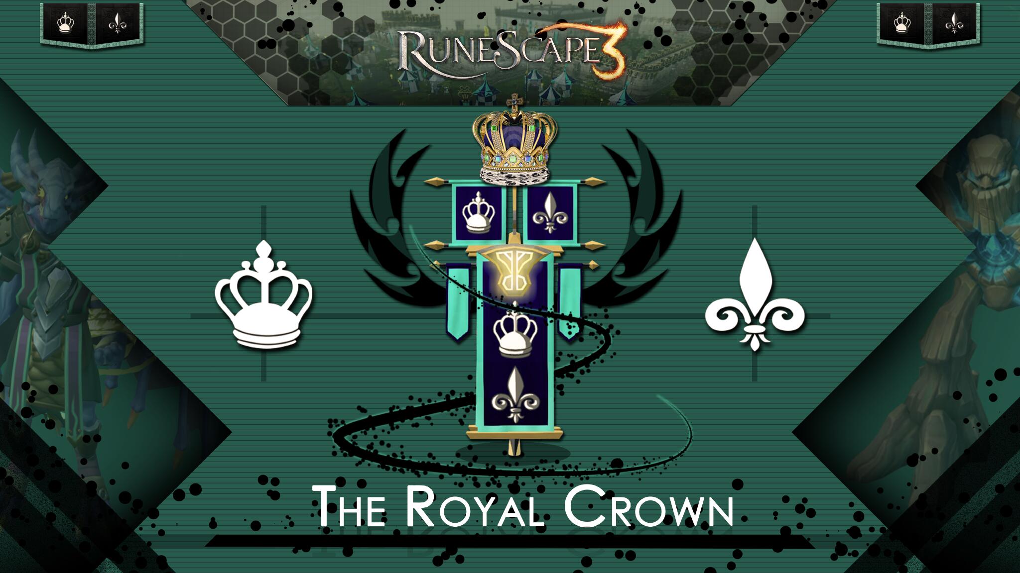 Discovery splash banner for The Royal Crown Discord server