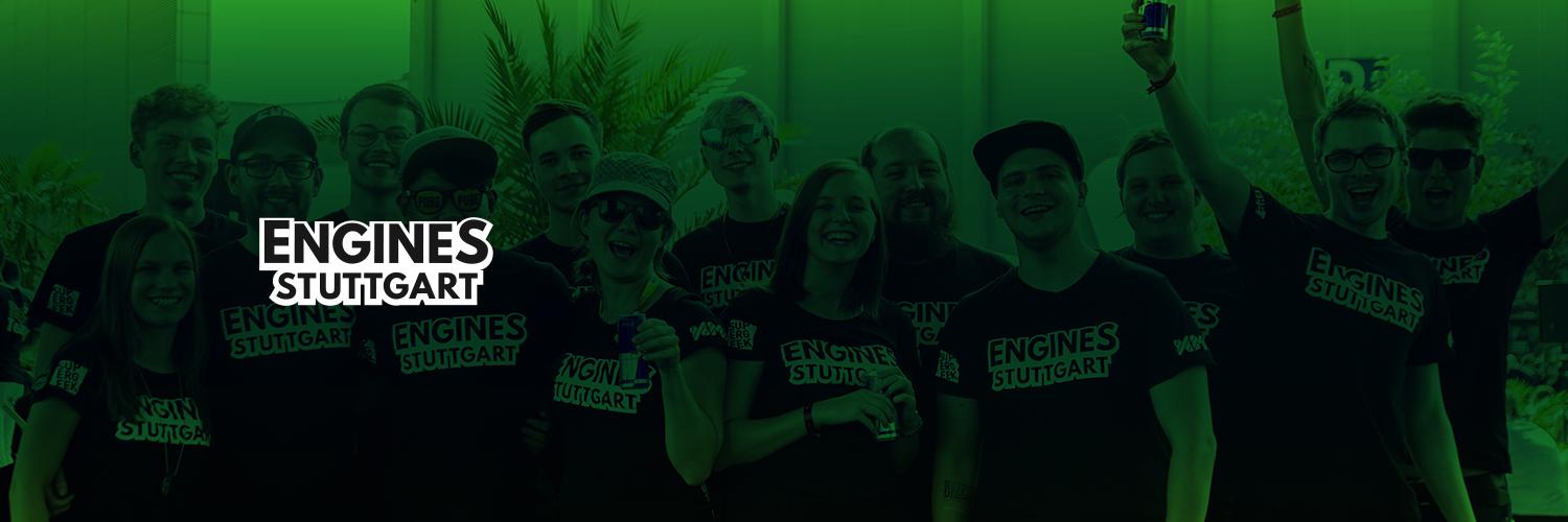 Discovery splash banner for Engines Stuttgart e.V. Discord server