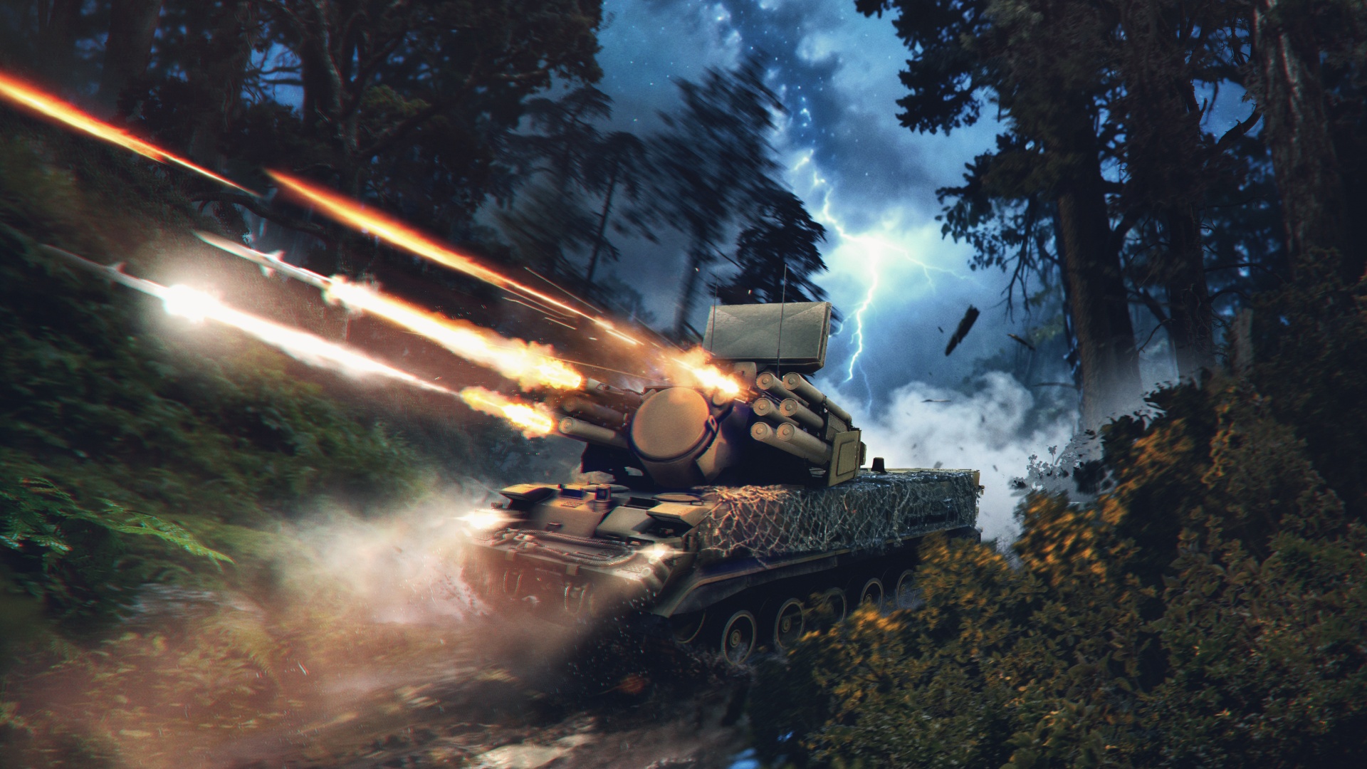 Discovery splash banner for Armored Warfare PC Community Discord server