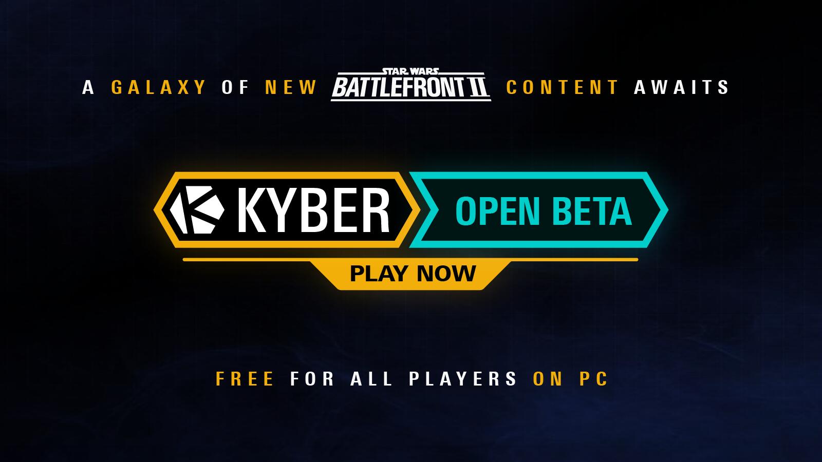 Discovery splash banner for KYBER: STAR WARS Battlefront II Discord server