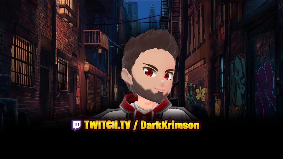 Discovery splash banner for Dark Vermilion City Discord server