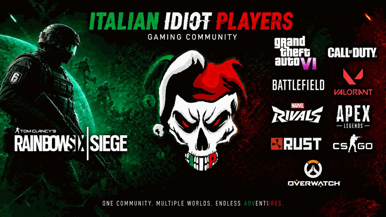 Discovery splash banner for | IIP | R6 - GTA6 - COD - WarDogs - BF - Valorant - MR - S Citizen - Overwatch - Rust - 7D Discord server
