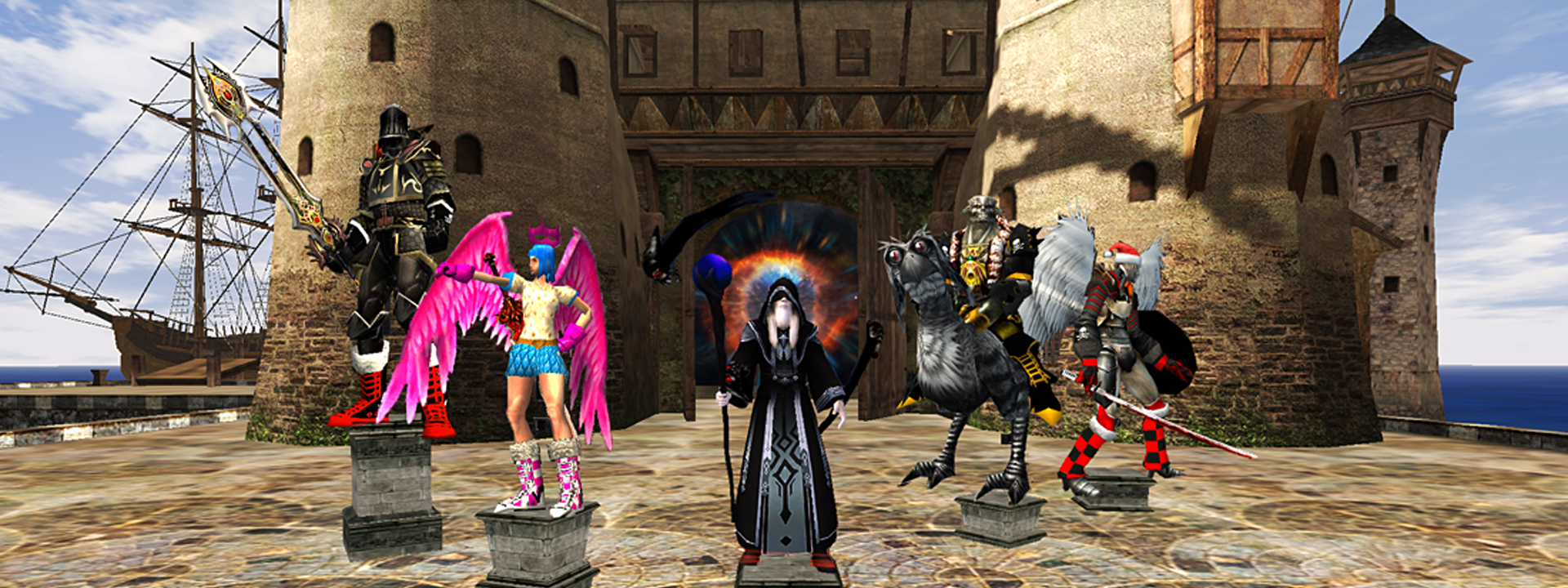 Discovery splash banner for Path of the Legend Discord server