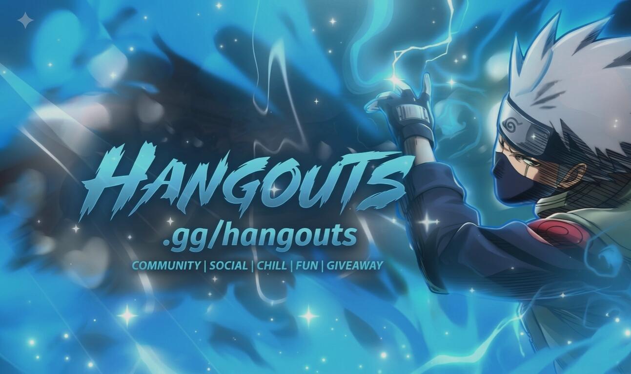 Discovery splash banner for Hangouts Discord server
