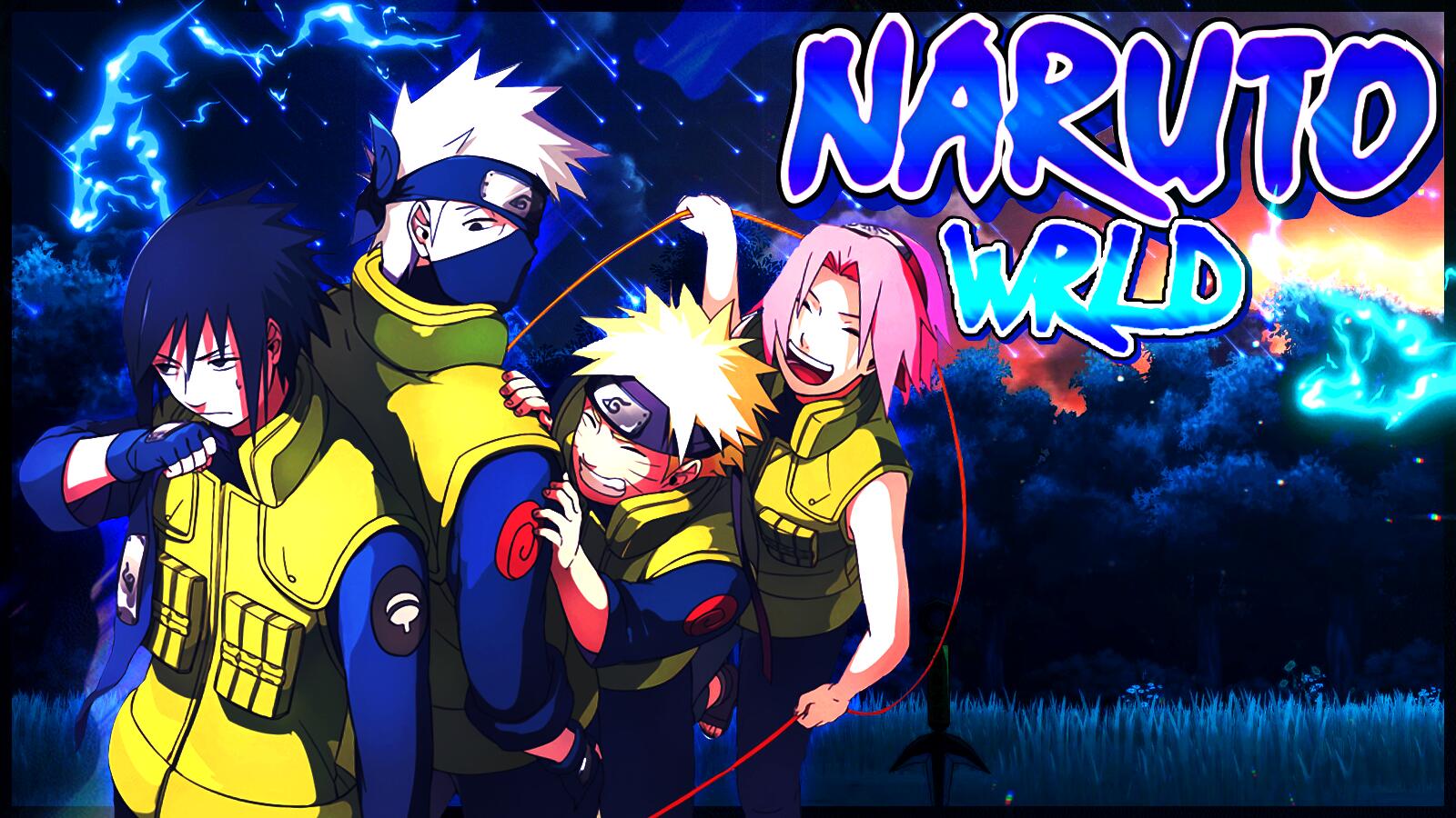 Discovery splash banner for Naruto WRLD Discord server