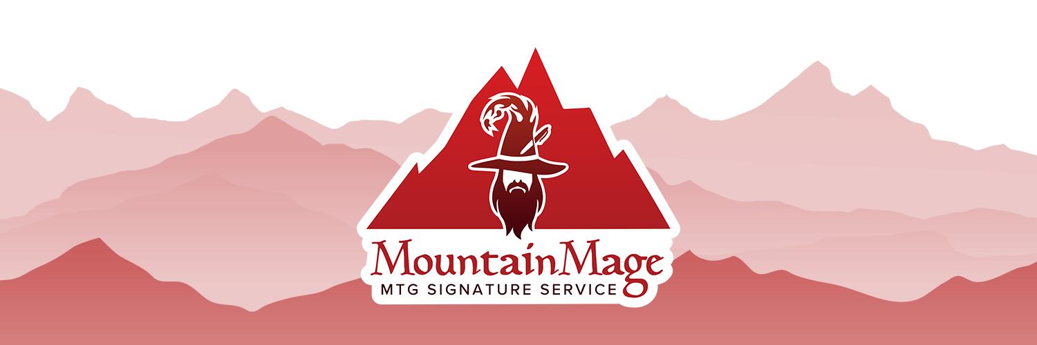 Discovery splash banner for MountainMage MTG Signature Service Discord server