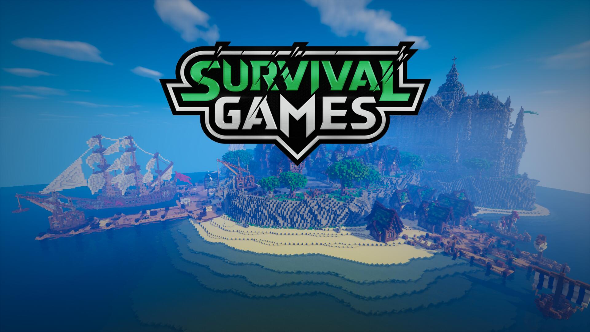 Discovery splash banner for Survival-Games.cz Discord server
