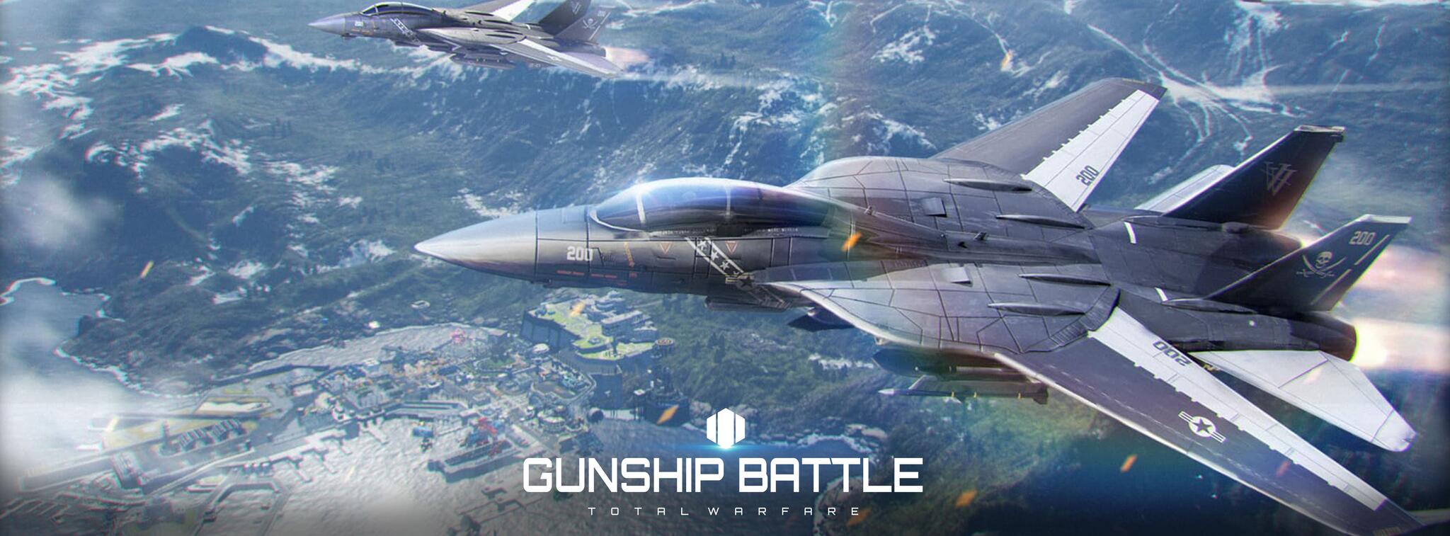 Discovery splash banner for Gunship Battle Total Warfare Official Discord server
