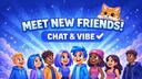 Discovery splash banner for Friendscord | Make New Friends • Hangout Server • Chill • Cat • Voice Chat • Teens Discord server