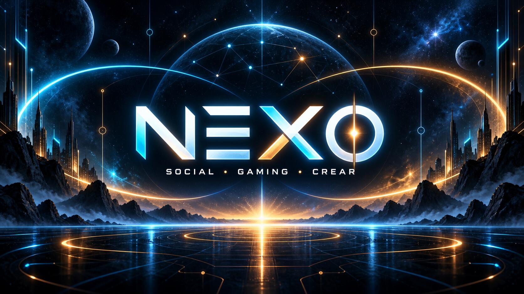 Discovery splash banner for NEXO | Social & Gaming Discord server