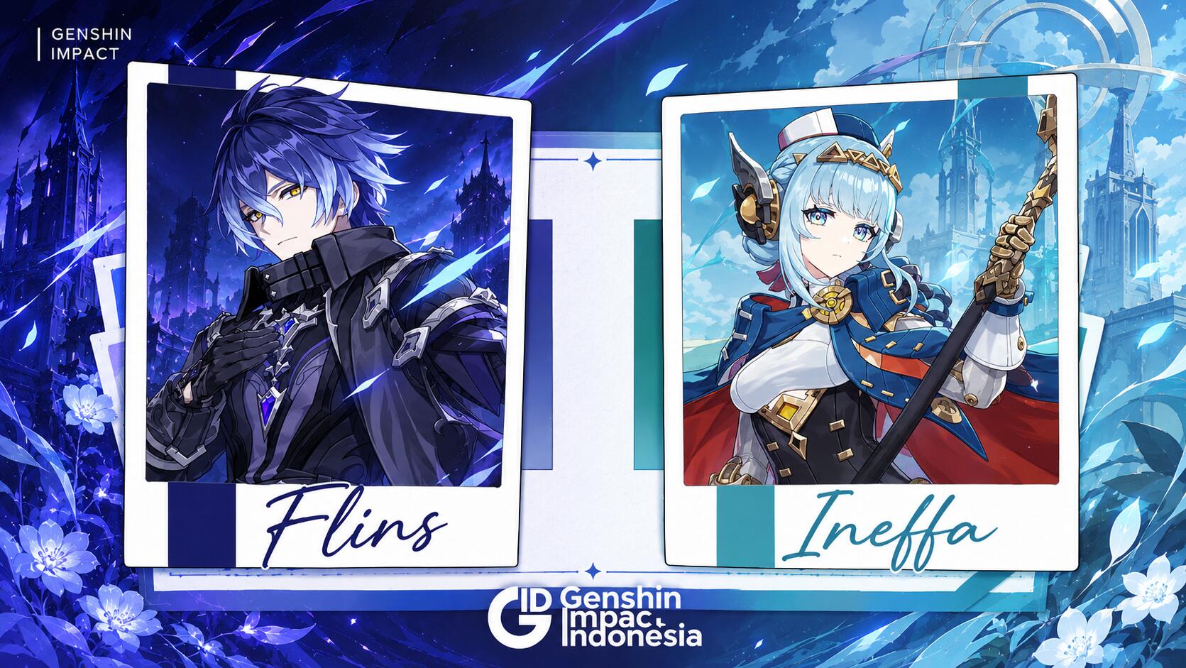 Discovery splash banner for Genshin Impact Indonesia Discord server