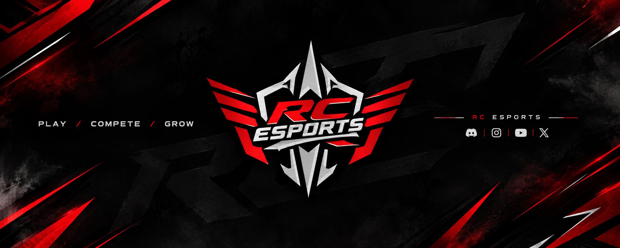Discovery splash banner for RC Esports Discord server