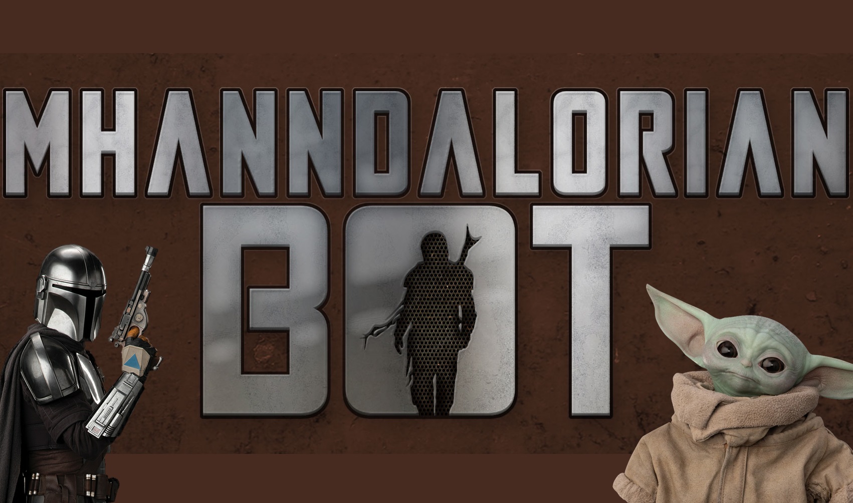 Discovery splash banner for Mhanndalorian Bot Discord server