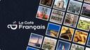 Discovery splash banner for Le Café Français ☕ Discord server