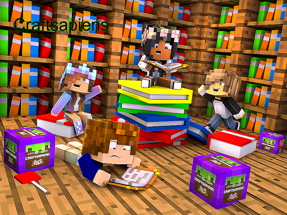 Discovery splash banner for CraftSapiens Discord server