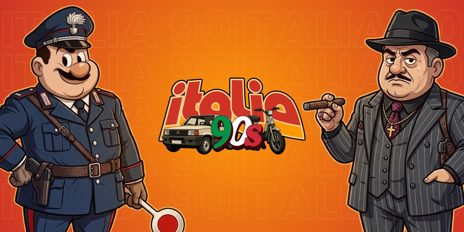 Discovery splash banner for Italia '90s Discord server