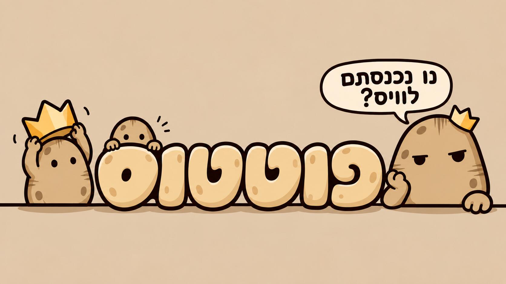 Discovery splash banner for POTATOES Discord server