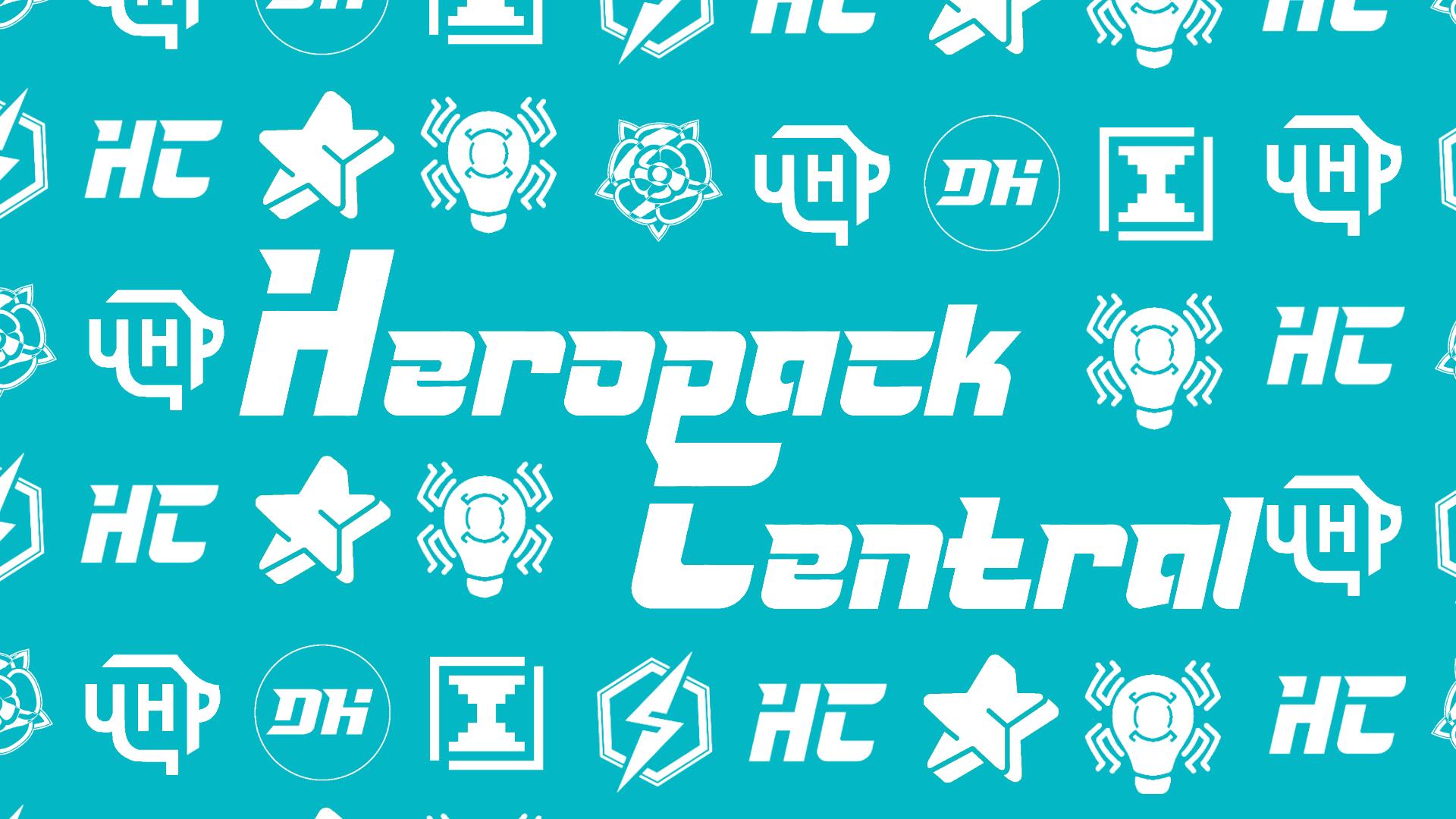 Discovery splash banner for Heropack Central Discord server